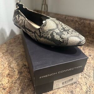 French Connection Snake Print Women's Loafers size 11
